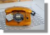 Nostalgie Telefon im Holzdesign